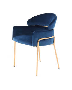 Chair Corey 125 blue / roségold