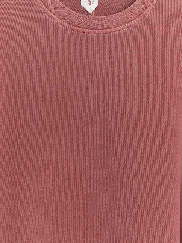 ARKET Afslappet Sweatshirt I Frotté Rødbrun