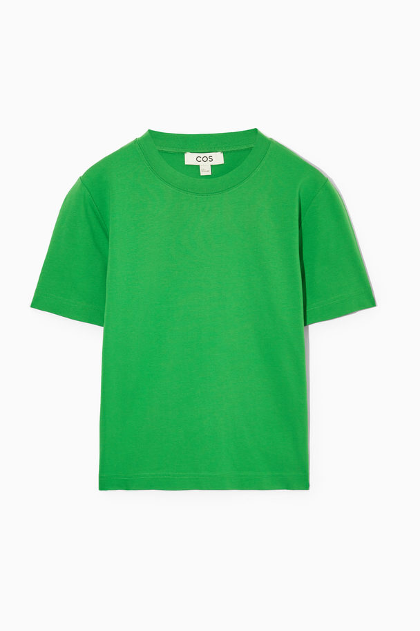 COS Regular-fit T-shirt Bright Green