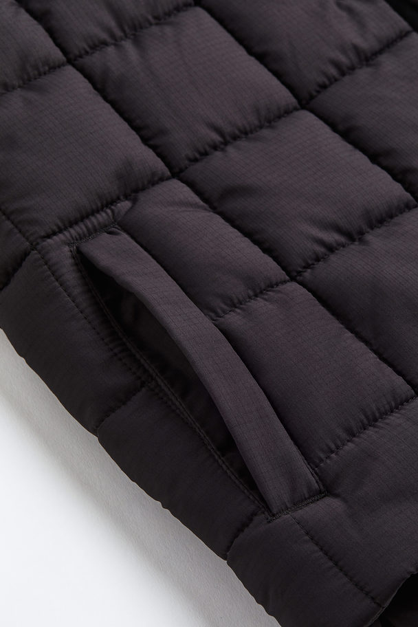 H&M Quilted Gilet Black