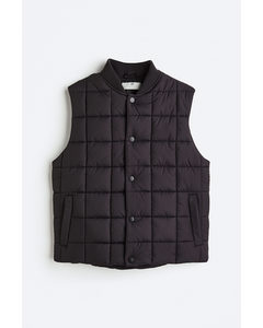 Quilted Gilet Black