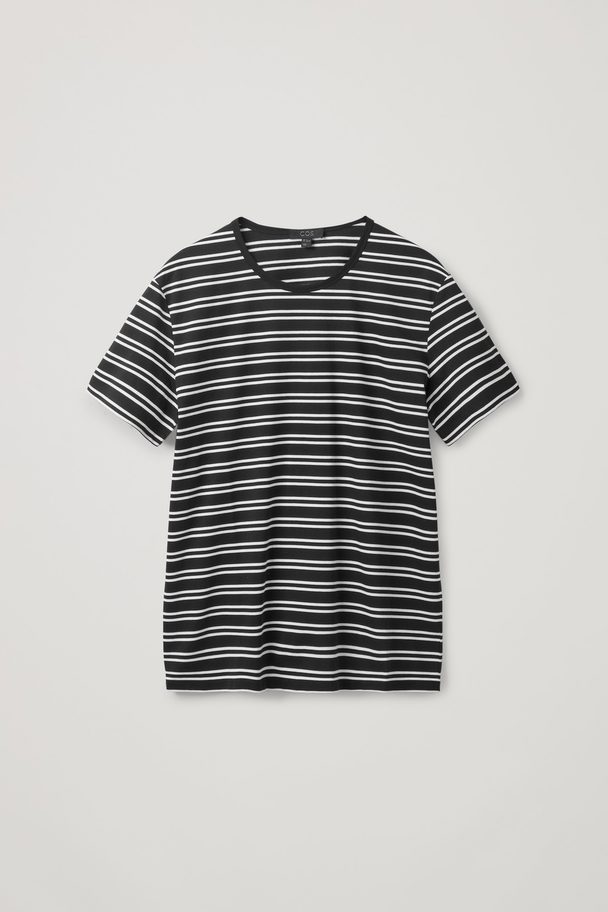 COS Regular-fit T-shirt Black / White