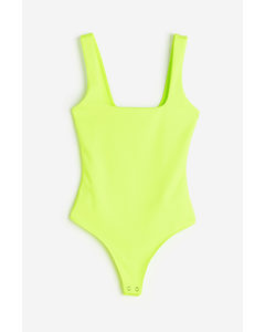 Scuba Modern Tank Bodysuit Electric Lime