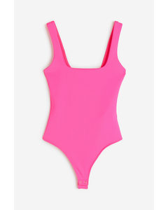 Scuba Modern Tank Bodysuit Knock Out Pink