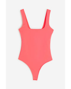 Scuba Modern Tank Bodysuit Fiery Coral