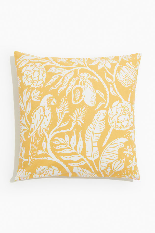 H&M HOME Patterned Cushion Cover Yellow/patterned