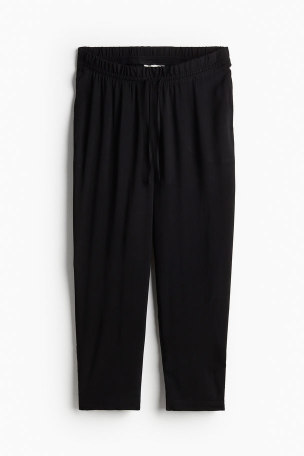 H&M Mama Before & After Pull-on Trousers Black