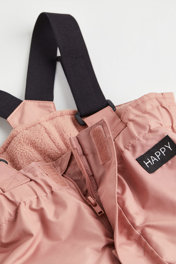 H&M Outdoor Trousers With Braces Pink