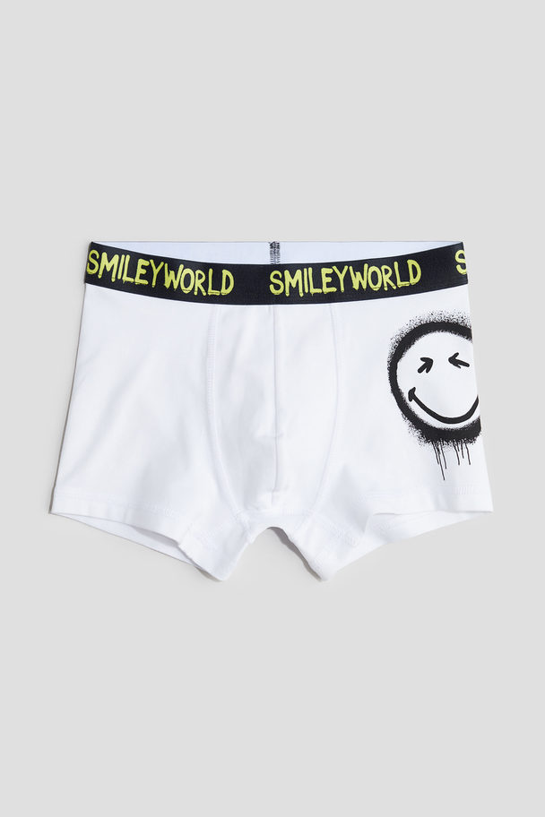 H&M 5-pack Trunks White/smileyworld®