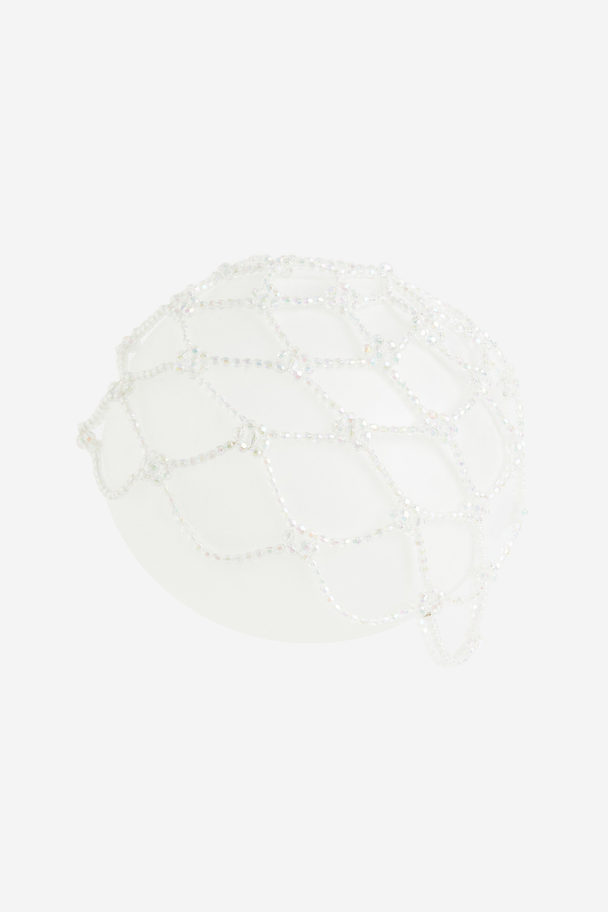 H&M Kopfschmuck aus Perlen Transparent