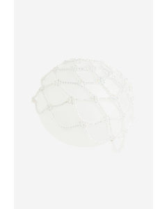 Kopfschmuck aus Perlen Transparent