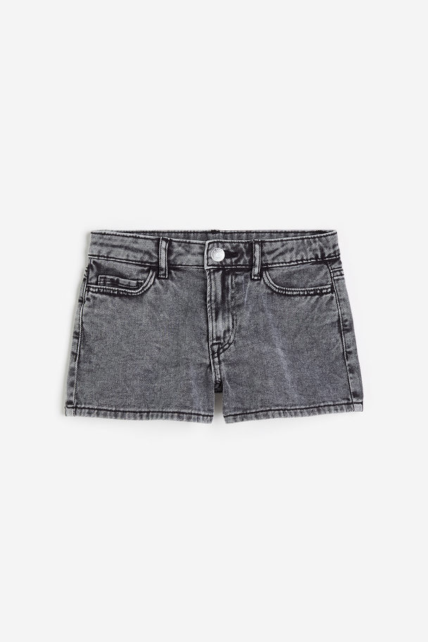 H&M Relaxed Fit High Shorts Black