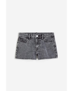 Relaxed Fit High Shorts Black