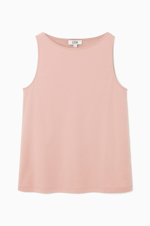 COS Boat-neck Tank Top Pink