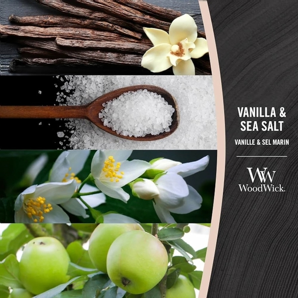 WoodWick Woodwick Medium - Vanilla & Sea Salt