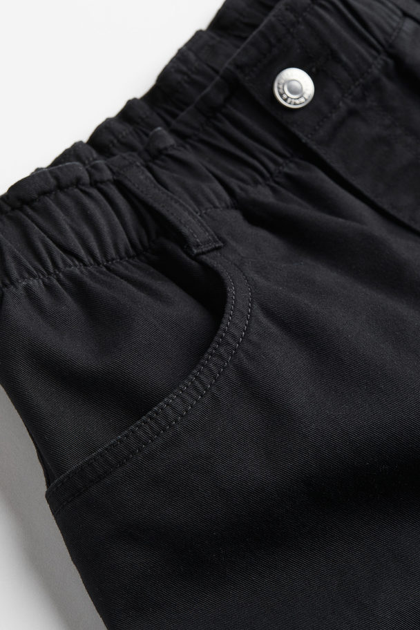 H&M Shorts High Waist Black