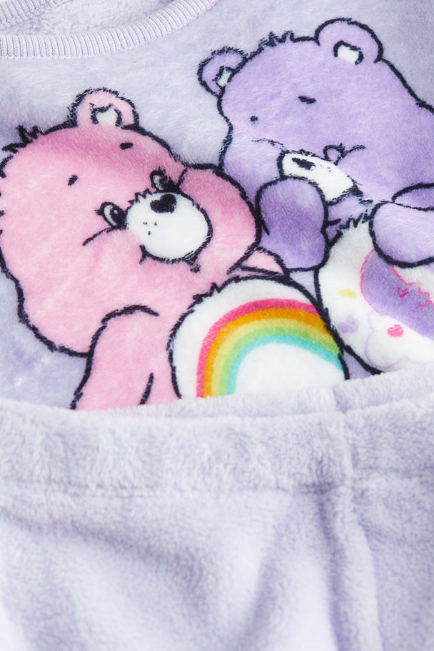 H&M Pyjamas I Fleece Lys Lilla/care Bears
