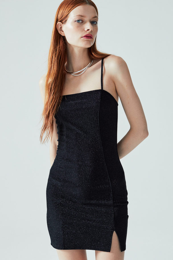 H&M Bodycon-kjole Sort