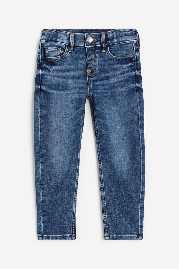 H&M Relaxed Fit Jeans Blau