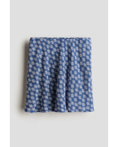 A-line Skirt Blue/patterned
