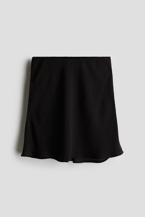 H&M A-line Skirt Black