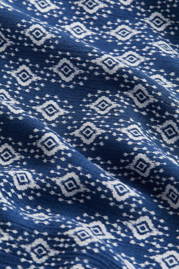 H&M A-line Skirt Blue/patterned