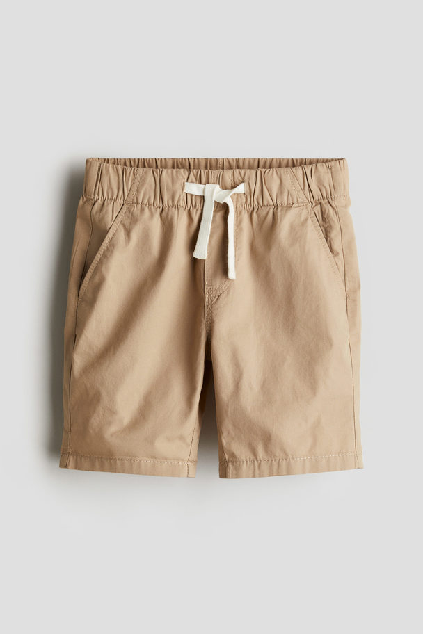 H&M Cotton Shorts Beige