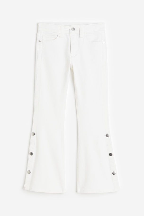 H&M Flared Leg Jeans White