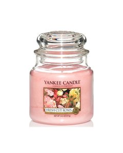 Yankee Candle Classic Medium Jar Fresh Cut Roses 411g