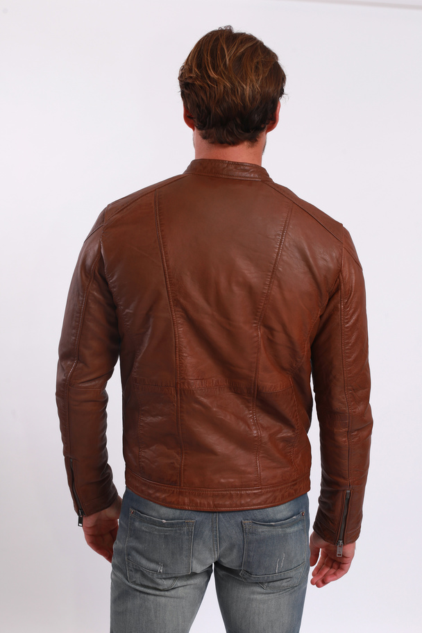 Le Temps des Cerises Leather Jacket Liroy