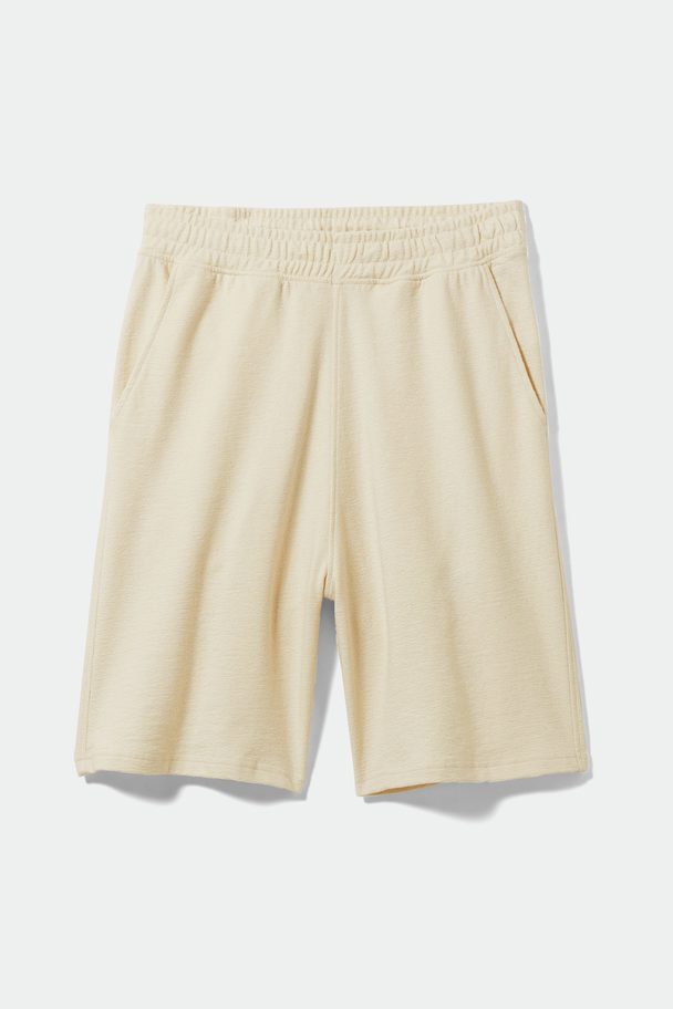 Weekday Keo Jersey Shorts Off-white