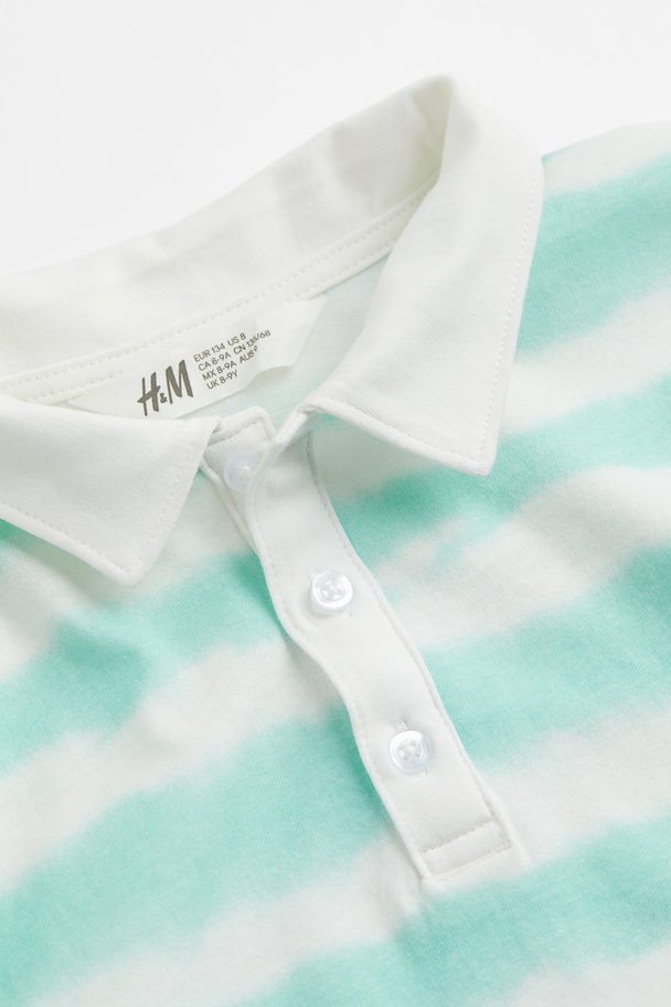 H&M 2-piece Cotton Set Turquoise/tie-dye