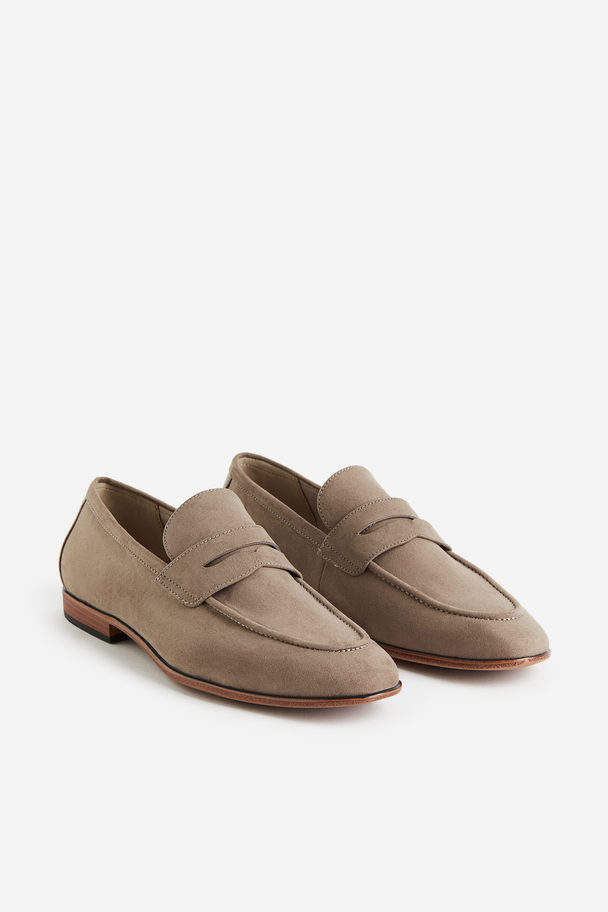 H&M Loafer Dunkelbeige