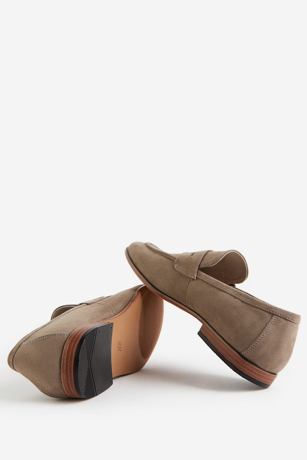 H&M Loafer Dunkelbeige