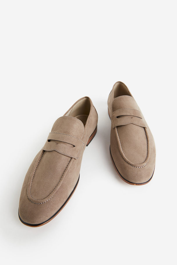 H&M Loafer Dunkelbeige