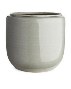 Serax Glazed Flower Pot 25 Cm Grey