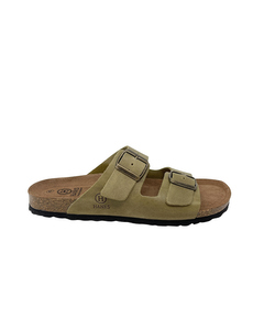 Bio Isquia Sandal Made In Green Leather
