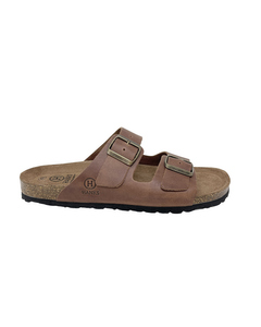 Bio Isquia Sandal Made In Camel Leather