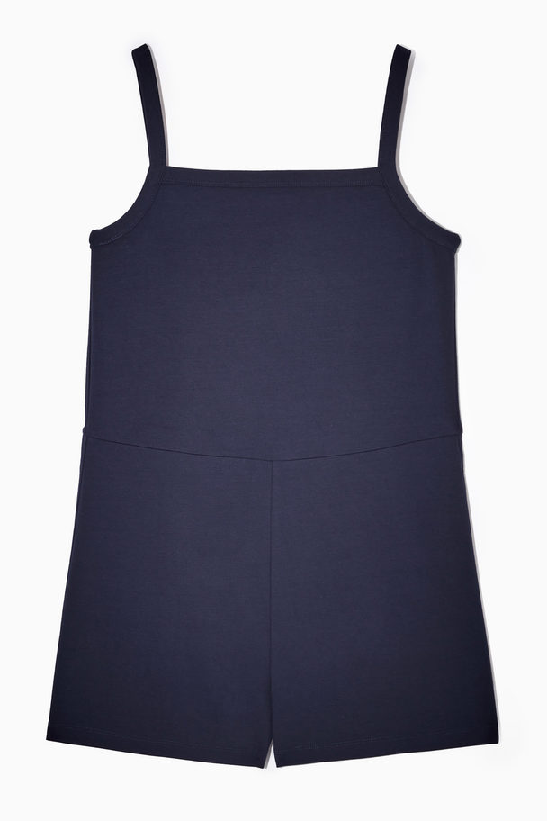 COS Relaxed-fit Playsuit Navy