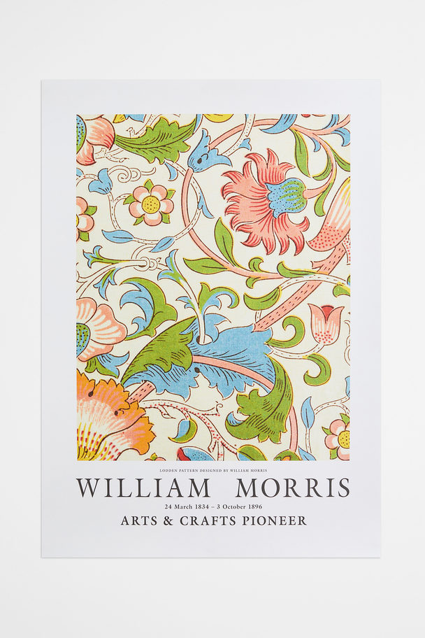H&M HOME Poster Hellbeige/William Morris