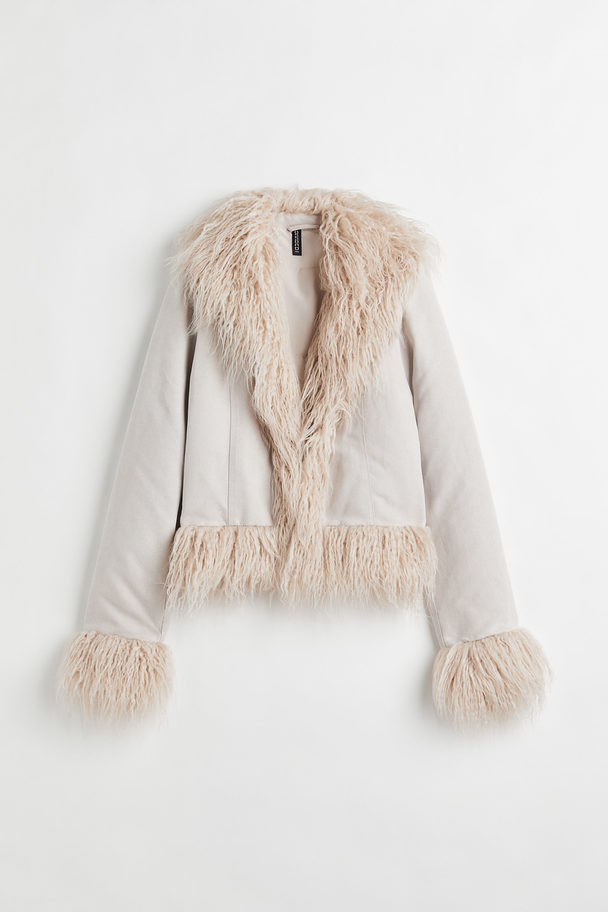 H&M Jacke zum Binden Beige