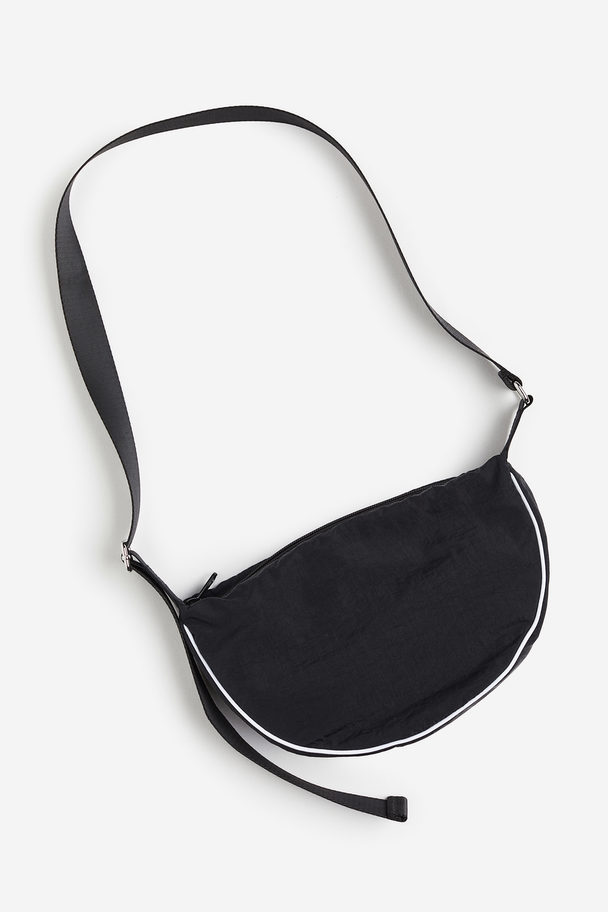 H&M Nylon Shoulder Bag Black