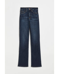 True To You Bootcut High Jeans Dunkelblau