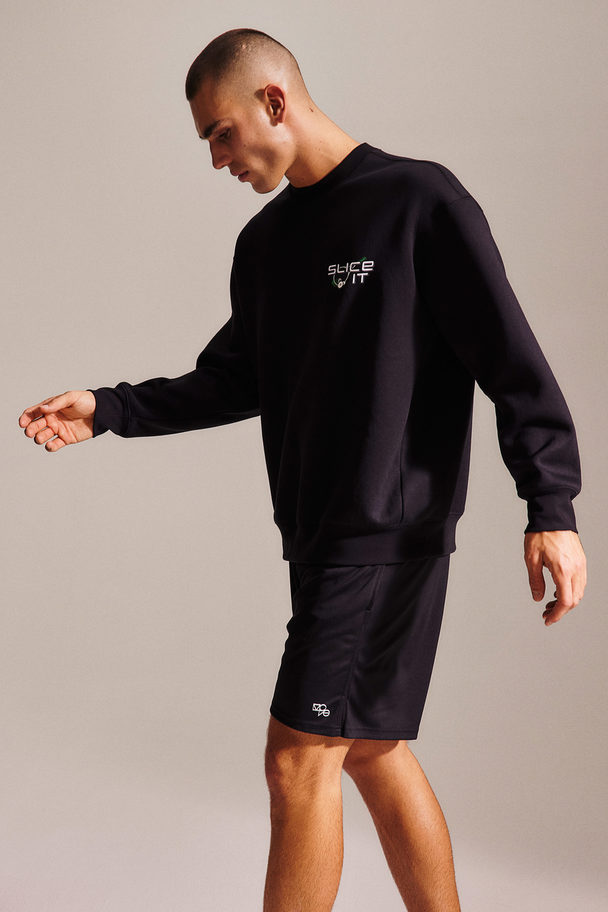 H&M Drymove™ Sports Sweatshirt Black/slice It
