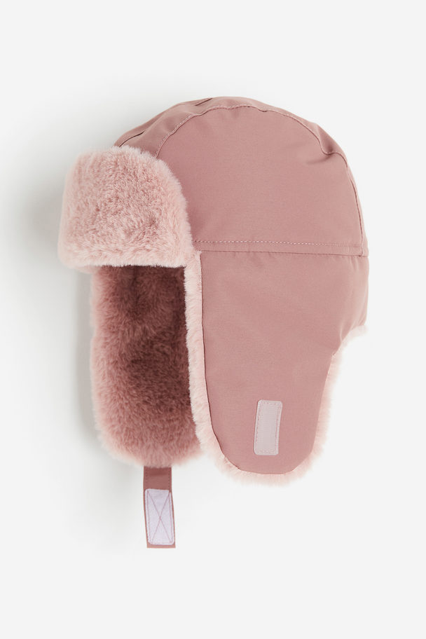 H&M Water-repellent Hat Old Rose