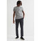 Slim Fit Cropped Trousers Dark Grey/checked