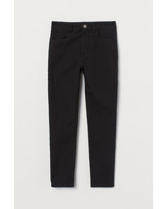 Relaxed High Ankle Jeans Schwarz