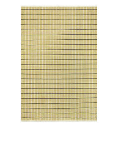 Teppich aus Jute und Baumwolle, 200 x 300 cm Beige/Schwarz