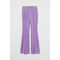 Ribbed Velour Leggings Purple