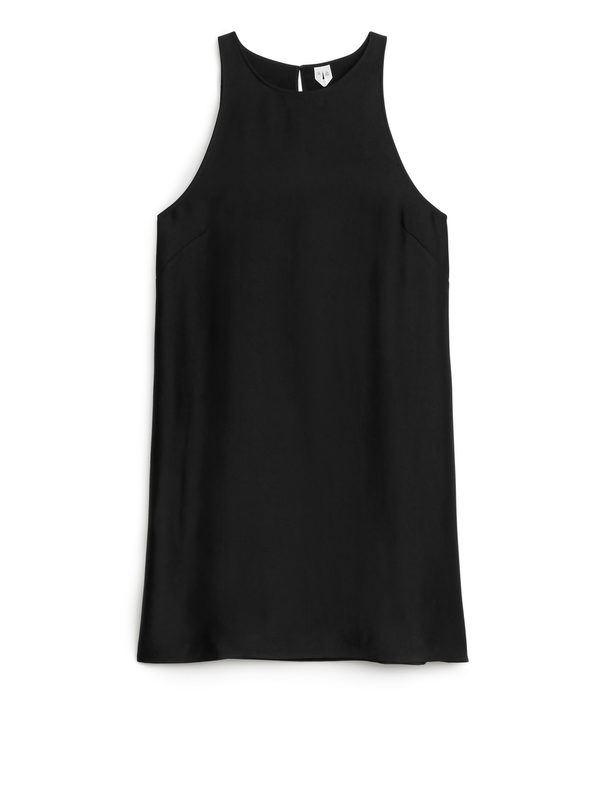 ARKET Rechte Mini-jurk Zwart